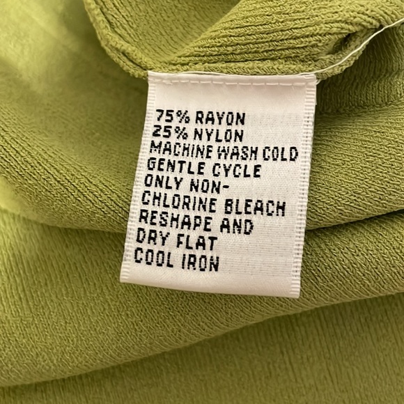 Talbots lime green cardigan - Picture 5 of 5